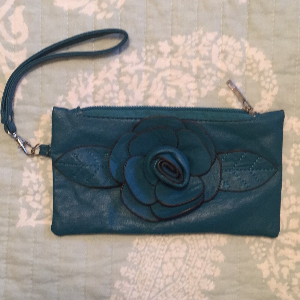 Blue wristlet